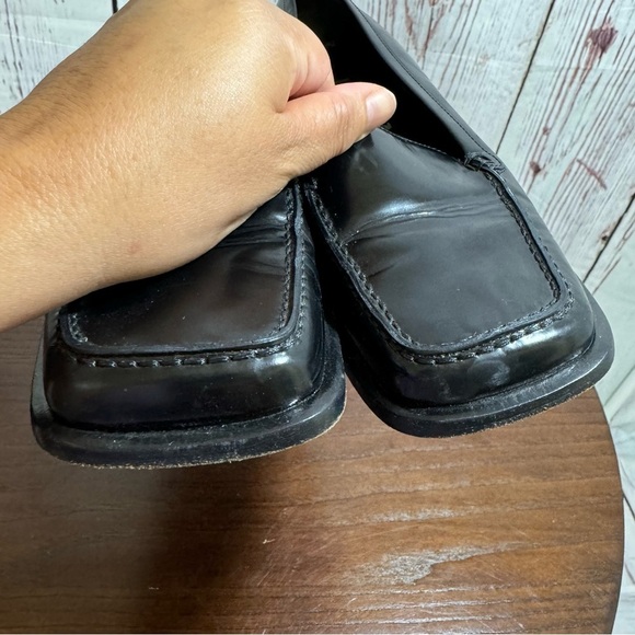 PRADA LOAFERS black patent leather vintage 90s Y2K in size 35. GUC - Picture 7 of 15